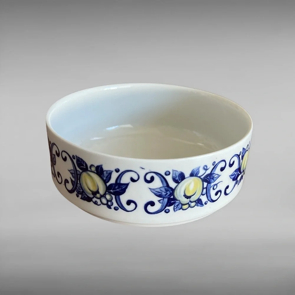 Villeroy & Boch Porcelain Cereal Bowl Cadiz Luxembourg Flower Power 1990s